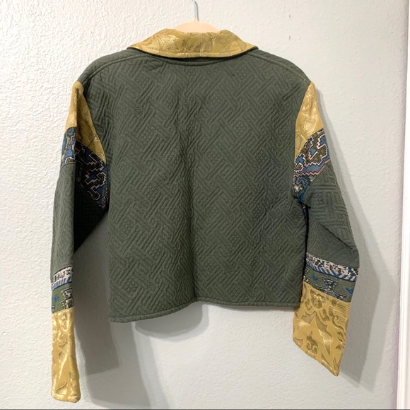 Vintage Western Aztec Print Cropped Jacket Blazer - Picture 7 of 7